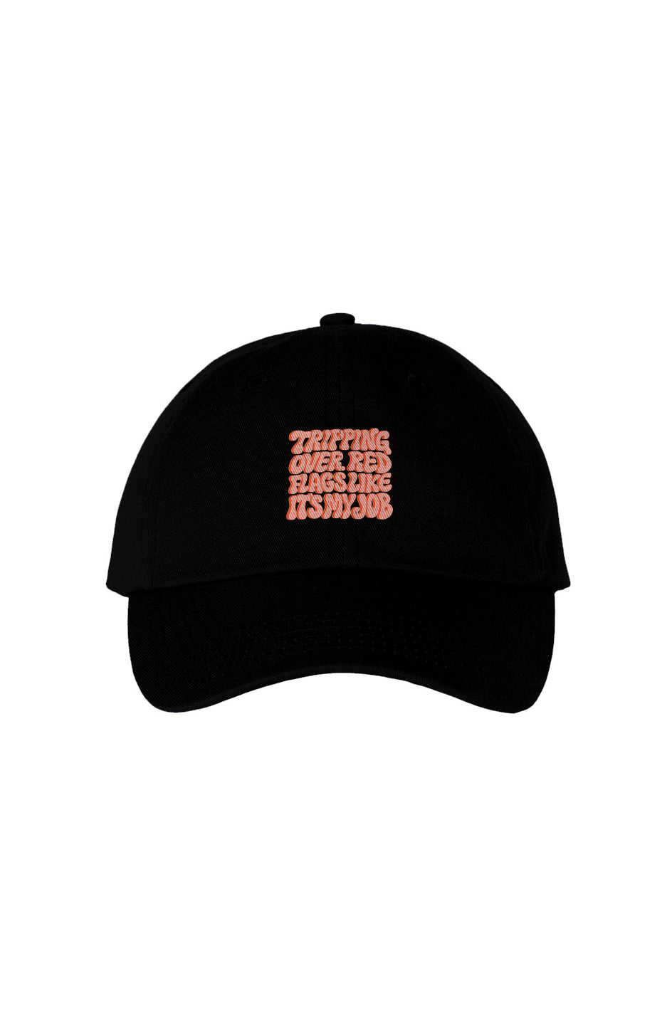Tripping Over Red Flags Hat (Red) [Embroidered] - (11/03)