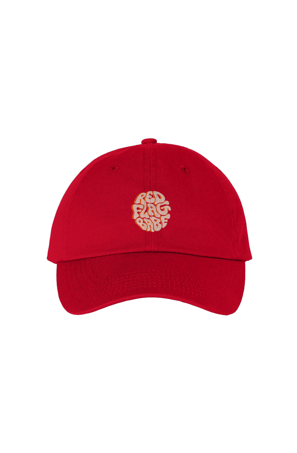 Red Flag Babe Logo Hat (Pink Logo) - (Remade 11/03)