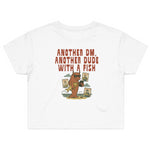 Another Dude With A Fish (Crop Shirt) (New Crop Top 4062)