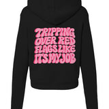 Tripping Over Red Flags Sweatshirt (Red Design)