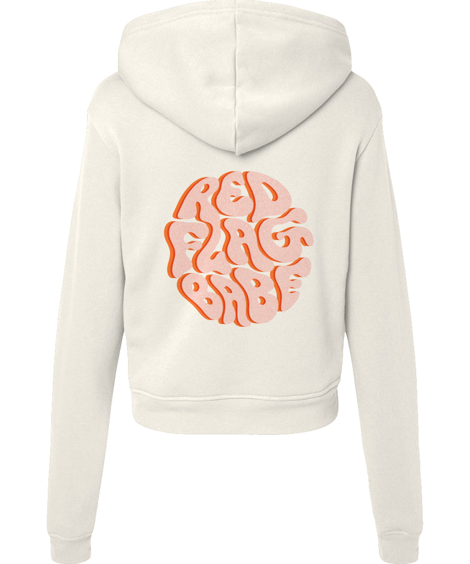 Red Flag Babe Logo Sweatshirt (Red Logo Design)