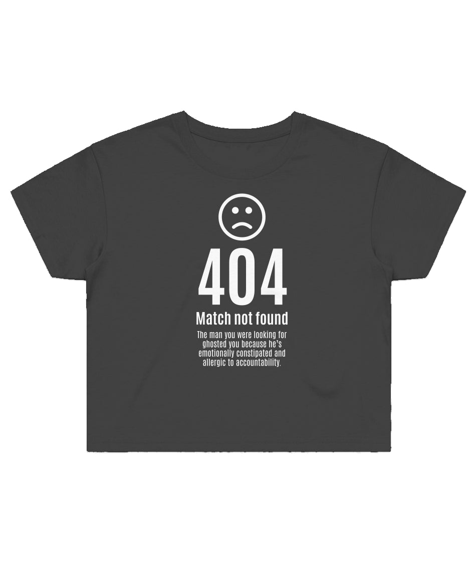 404 Error Crop Tee