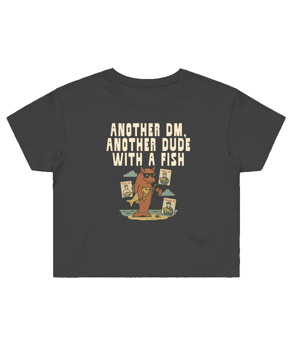 Another Dude with a Fish Crop Tee