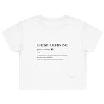 Ghost-Lighting (Crop Top Shirt) - 11/10