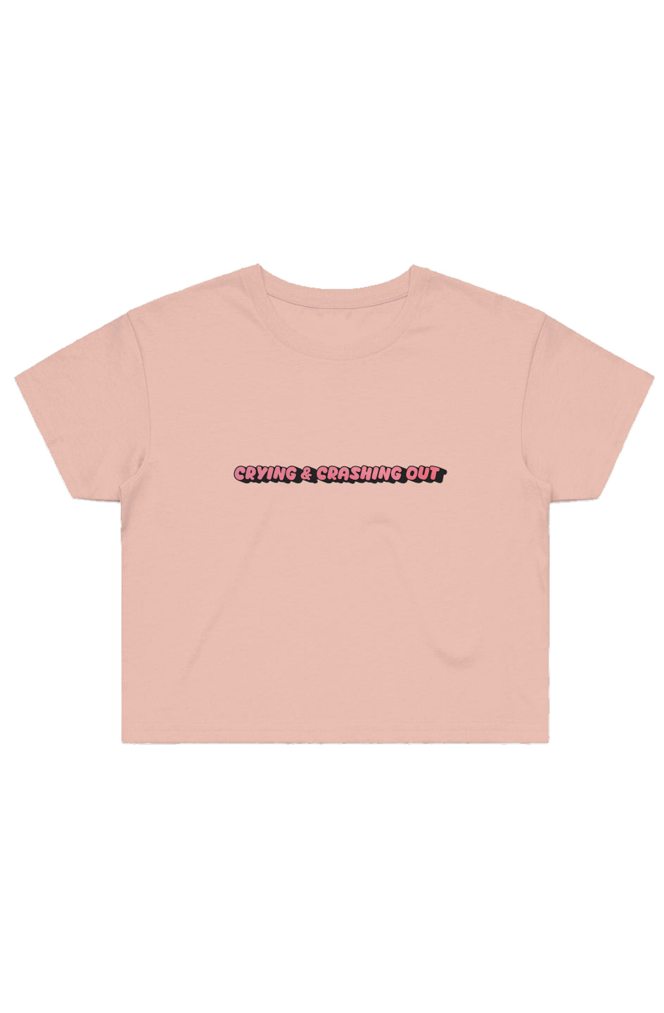 Crying & Crashing Out (Crop Top Shirt) - 11/10