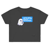 I didn't ghost you... (Crop Top Shirt) - 11/10