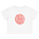 OG Red Flag Logo (Crop Top Shirt) - 11/10