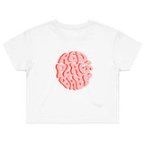 OG Red Flag Logo (Crop Top Shirt) - 11/10