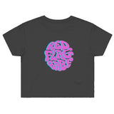 OG Red Flag Babe Shirt (Purple Logo - Crop Top Shirt) - 11/10