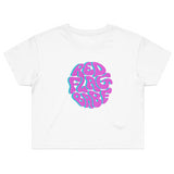 OG Red Flag Babe Shirt (Purple Logo - Crop Top Shirt) - 11/10