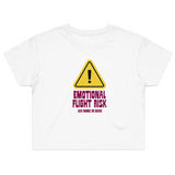 Emotional Flight Risk (Crop Top Shirt) - 11/10