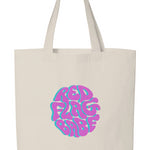 Red Flag Babe Logo Tote Bag (Purple Logo Design)