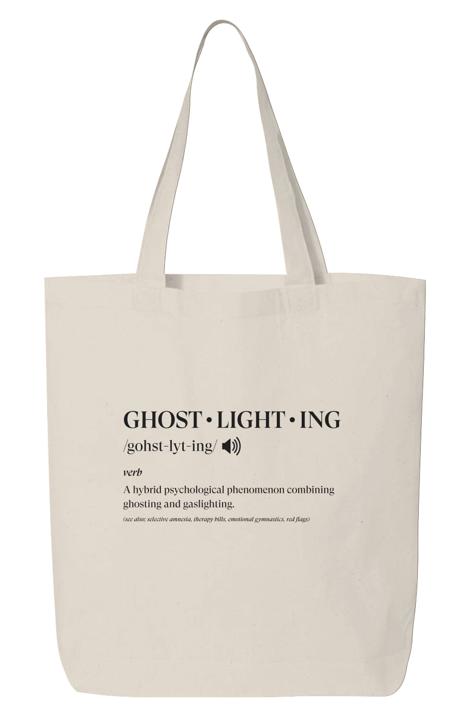Ghost-Lighting Tote Bag
