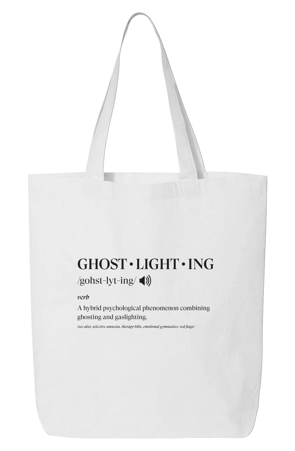 Ghost-Lighting Tote Bag