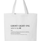 Ghost-Lighting Tote Bag